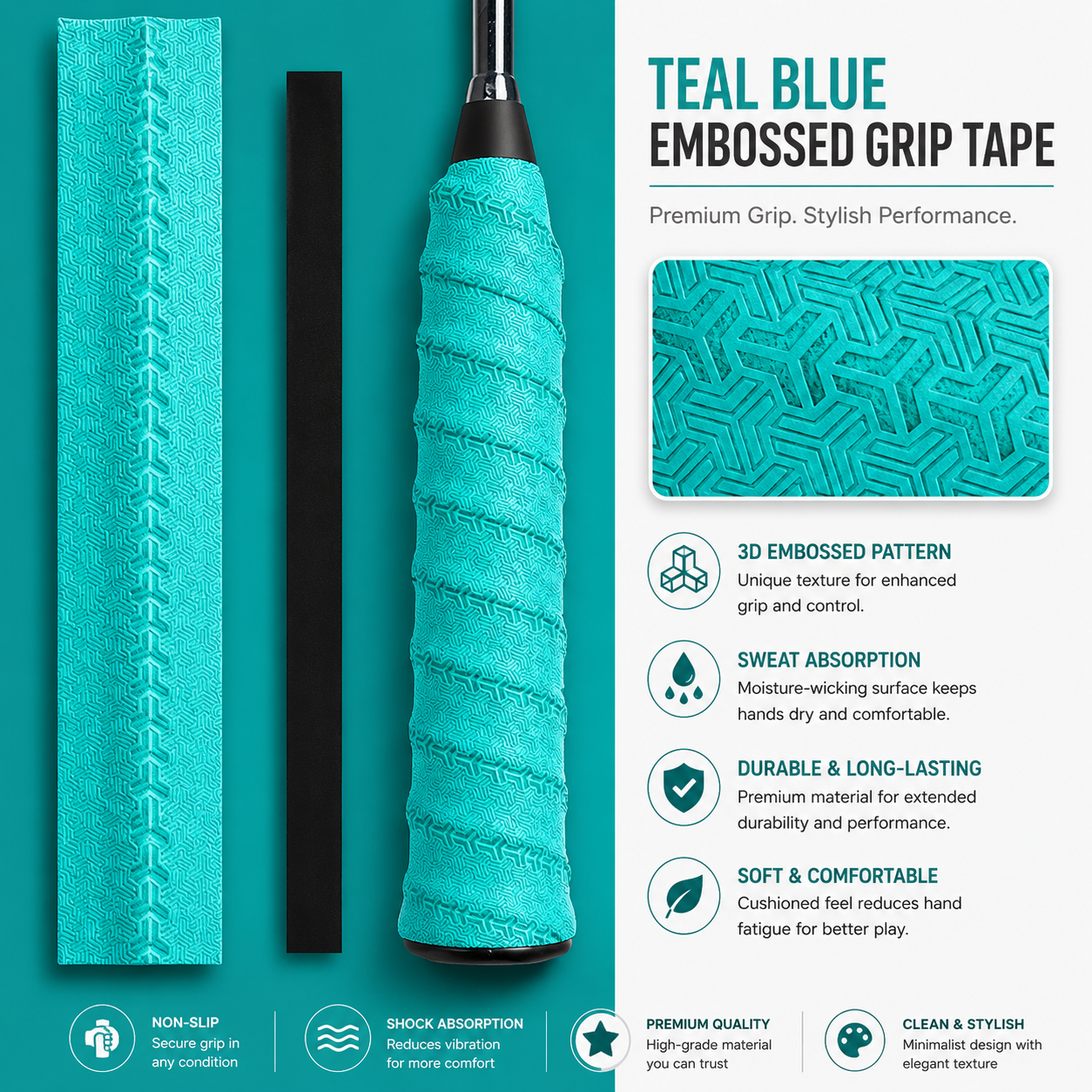 Vellarosport™ ProGrip Overgrip Light Blue