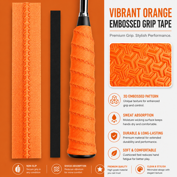 Vellarosport™ ProGrip Overgrip Vibrant Orange