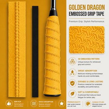 Vellarosport™ ProGrip Overgrip Dragon Robe Yellow